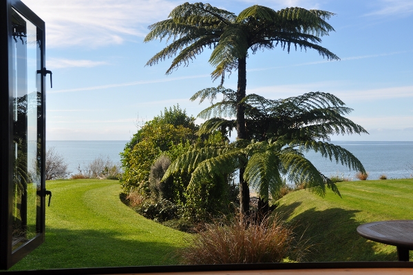 Honeymoon Villa view from bedroom | Adrift In Golden Bay